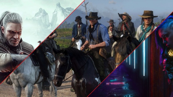 Witcher 3, Red Dead Redempion, Cyberpunk 2077